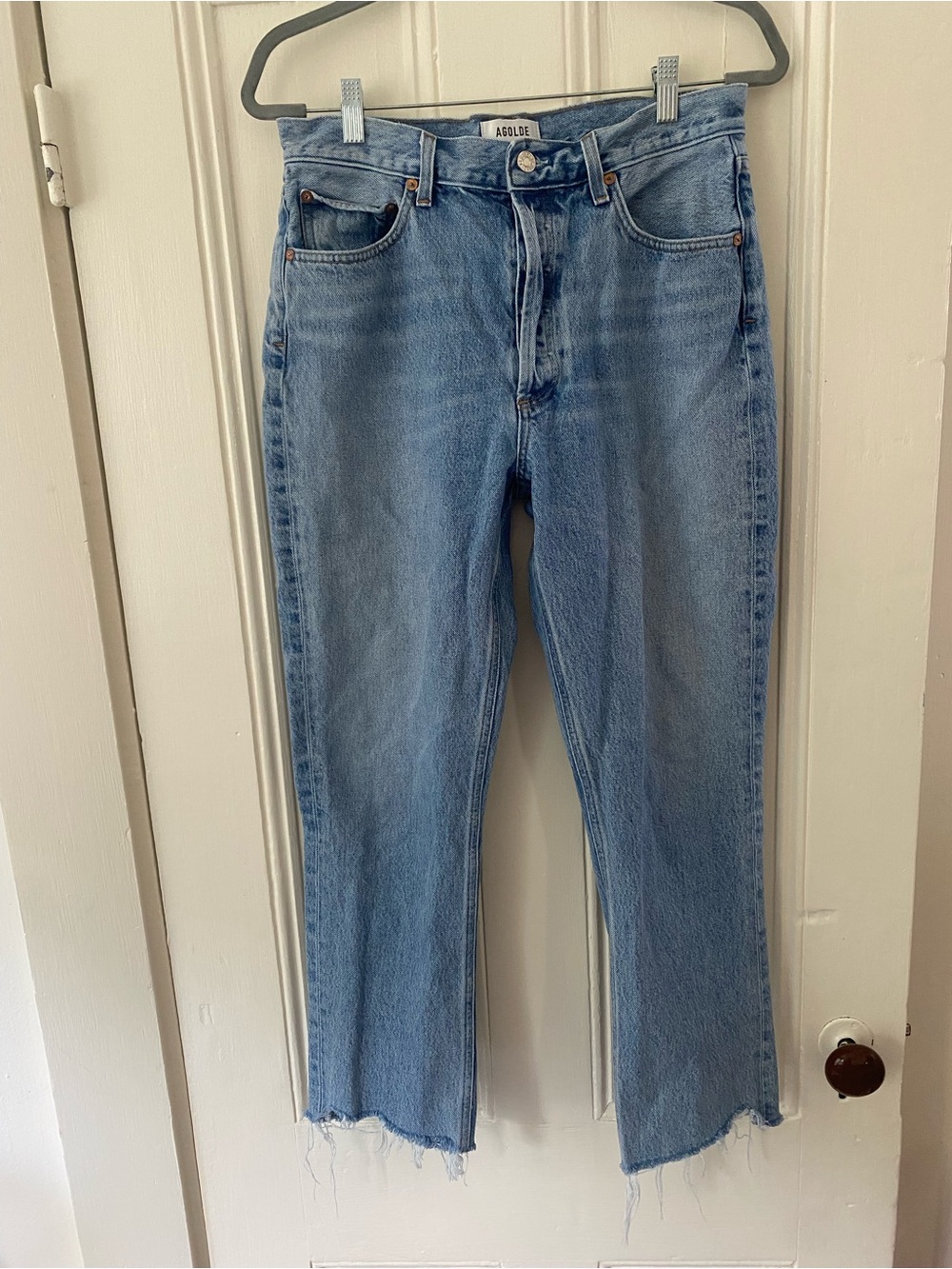Agolde Riley Crop Jeans - Picture 5 of 8